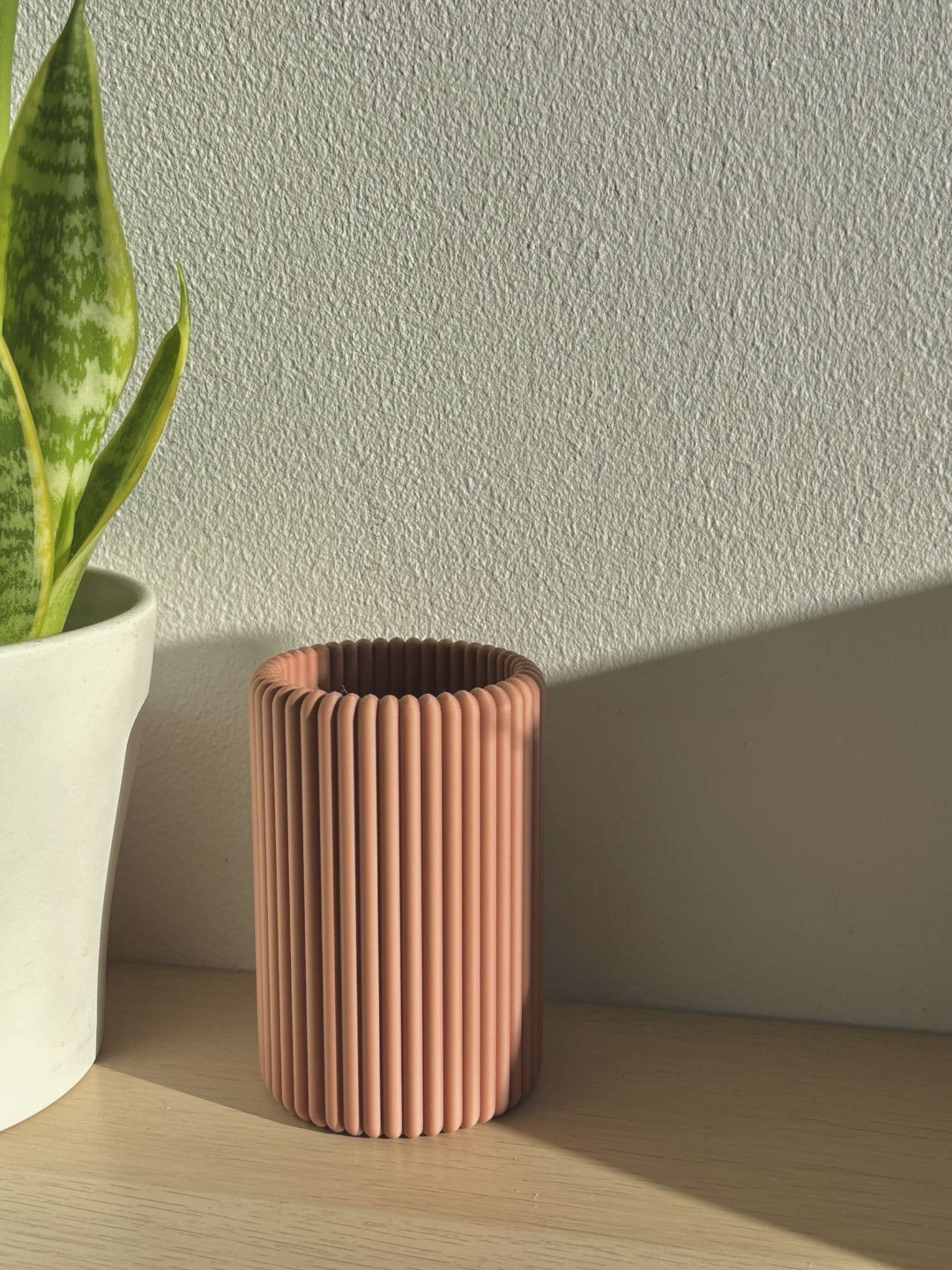 Ribbed Pot For Pens/pencils