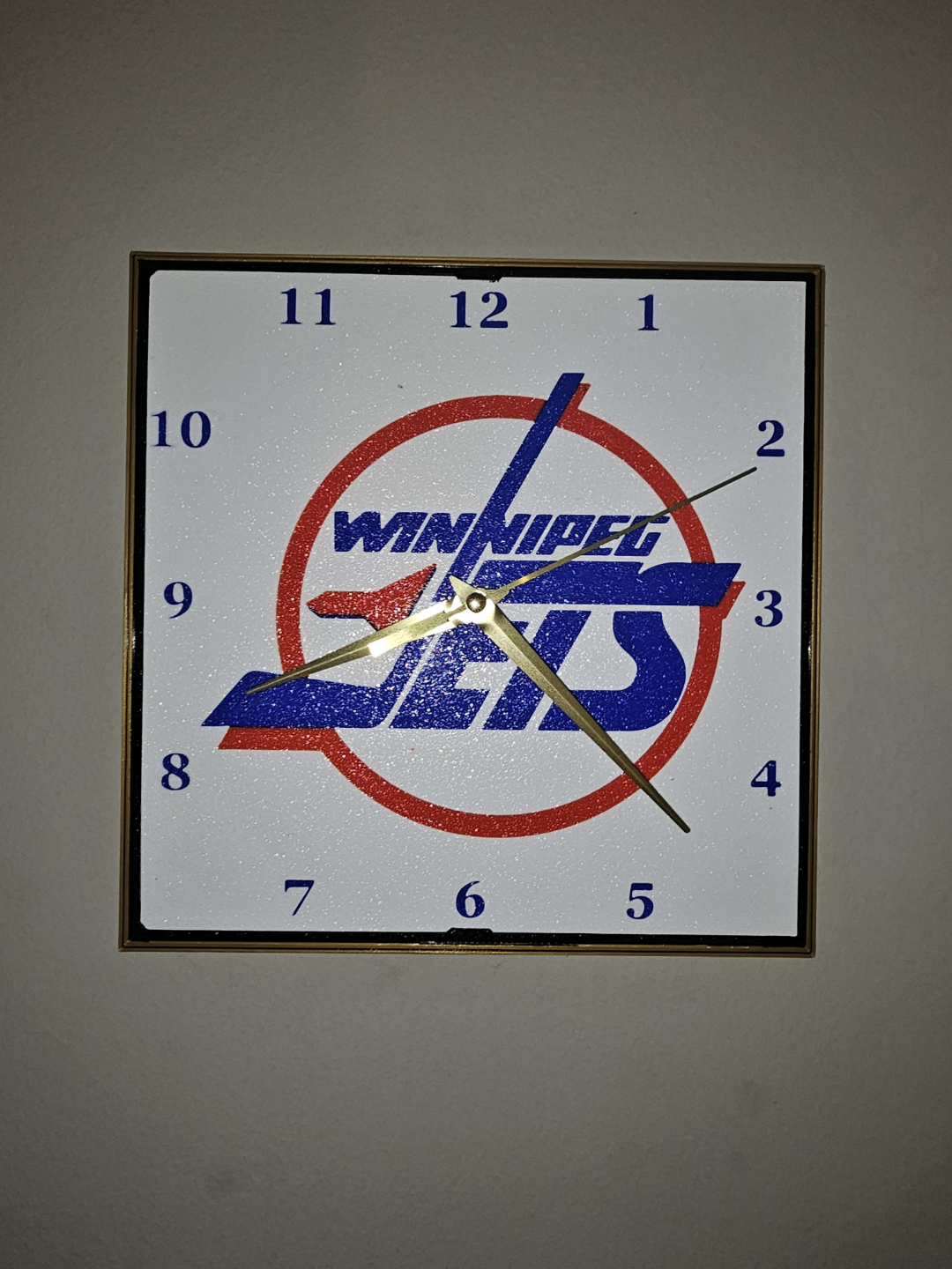 Winnipeg Jets Clock Face