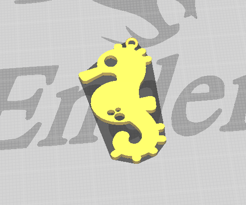 Earring Seahorse