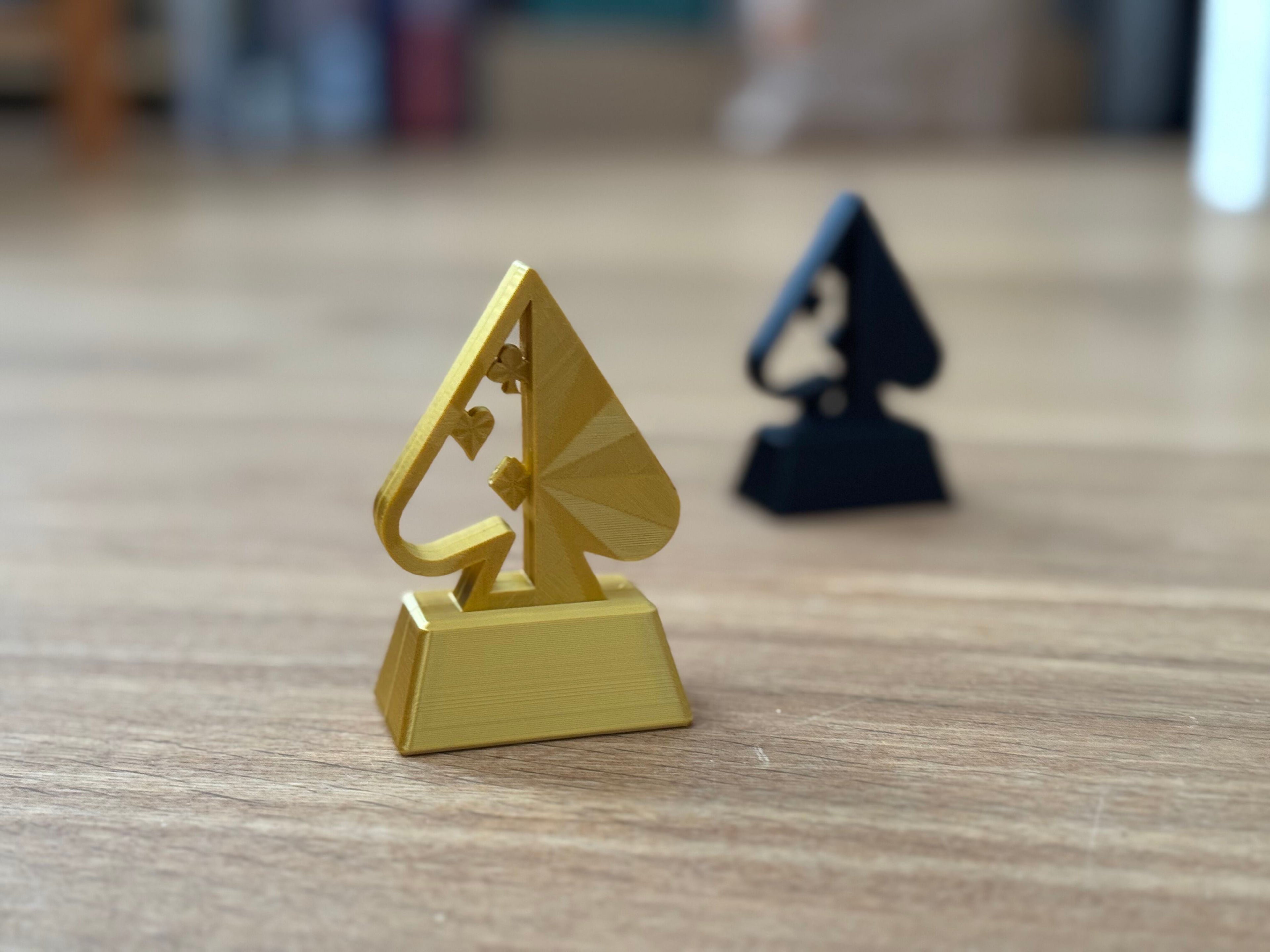 Poker trophy / card game award