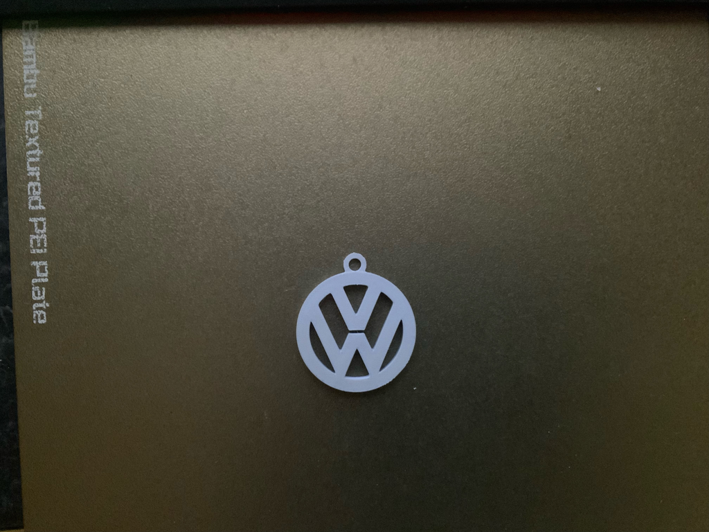 vw logo keychain / necklace charm(free commercial)