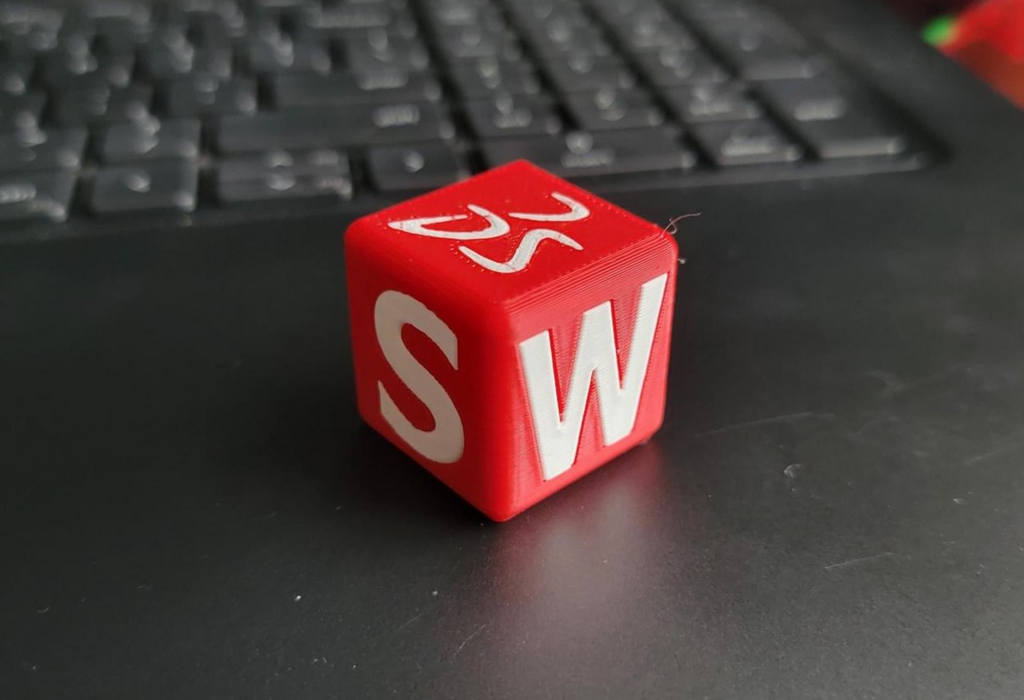 SolidWorks Logo Calibration Cube (Unofficial)