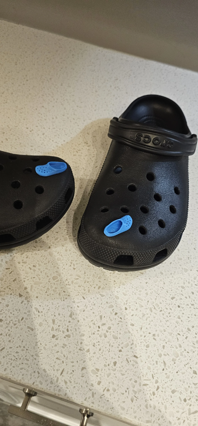 croc charm mini crocs (without strap)