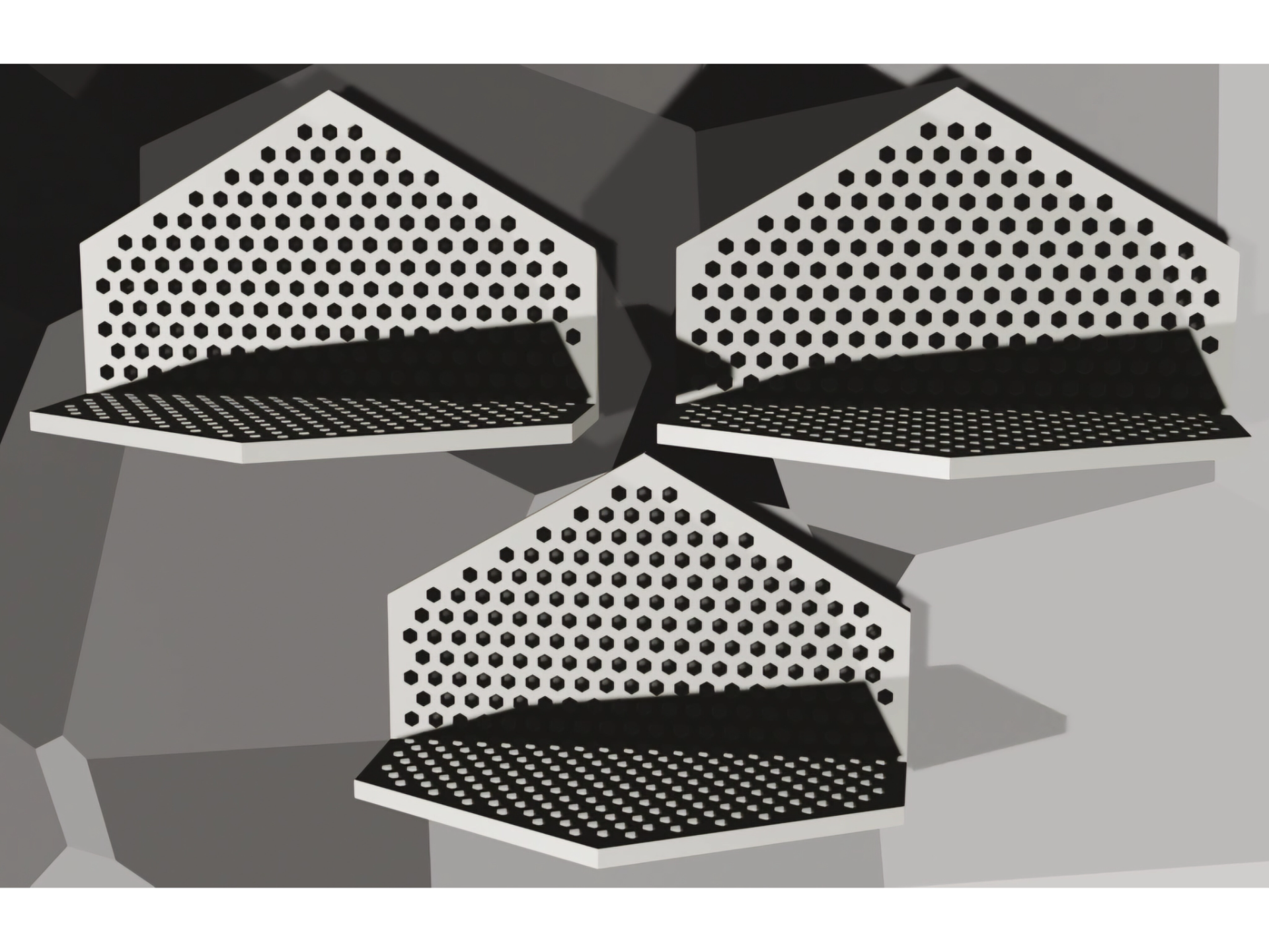 Honeycomb display Shelf