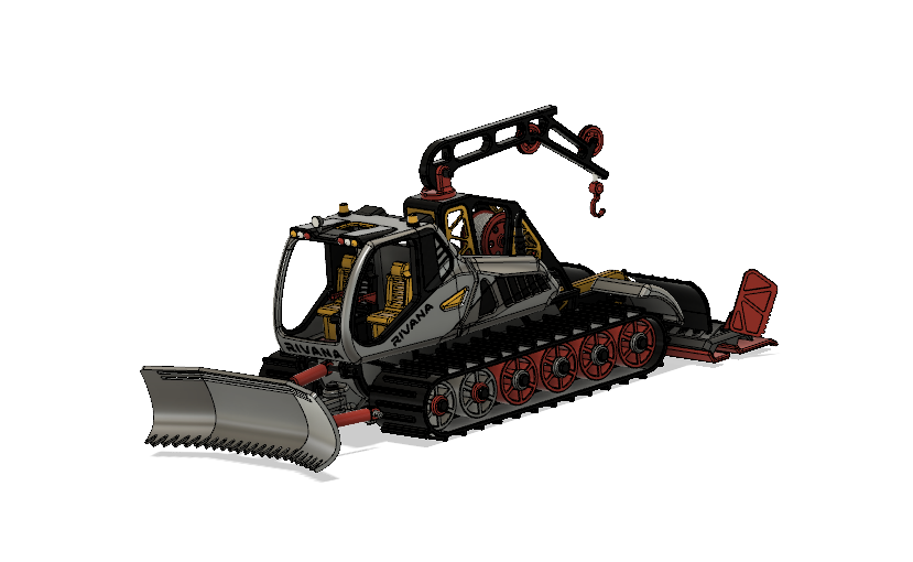 150% SCALE Snowcat / Snow Groomer