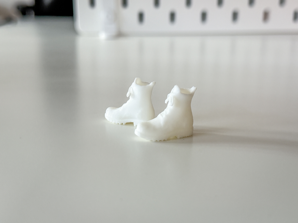 Miniature Backpack and Boots for your diorama