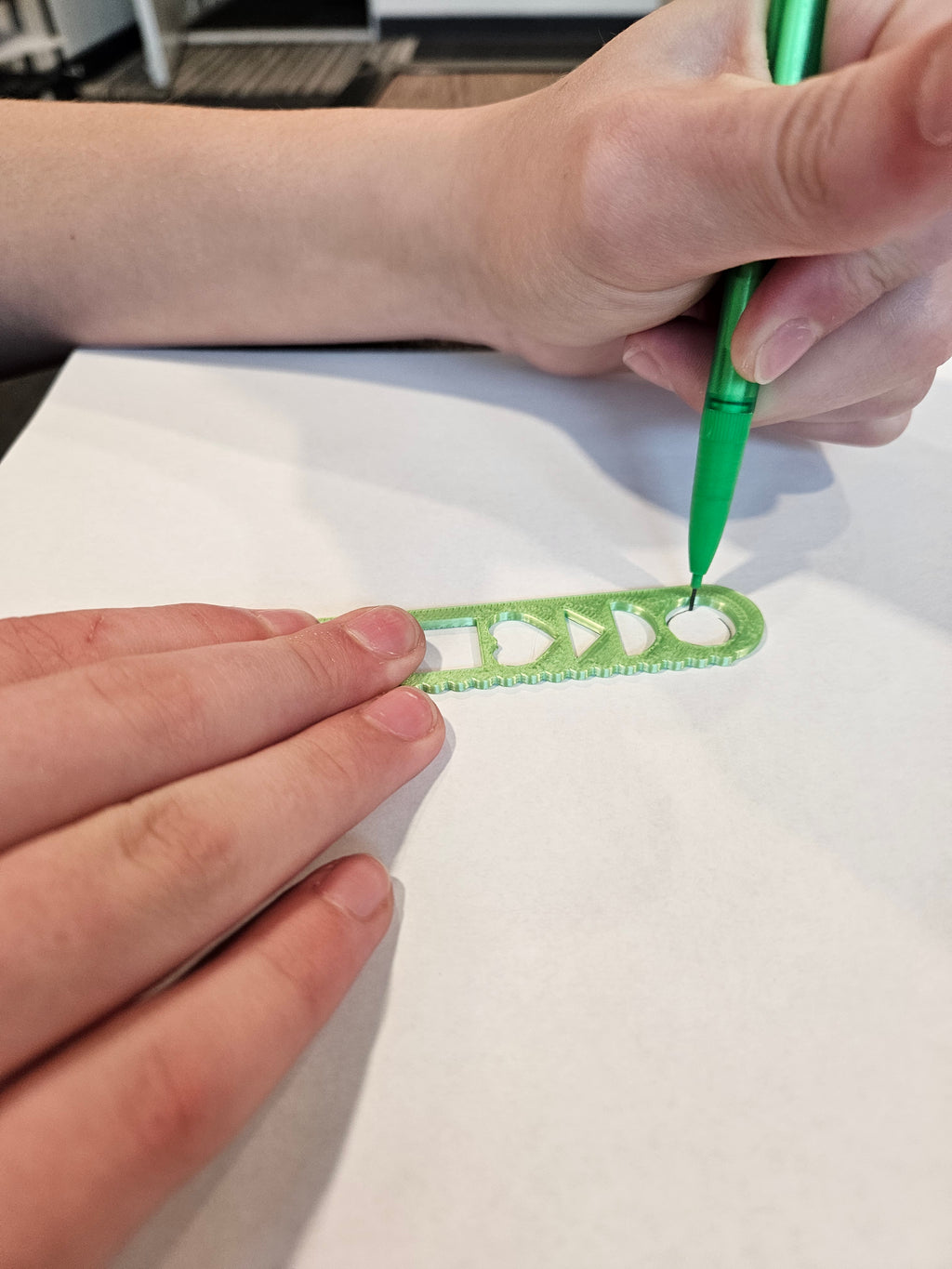 Drawing Stencil With Shapes