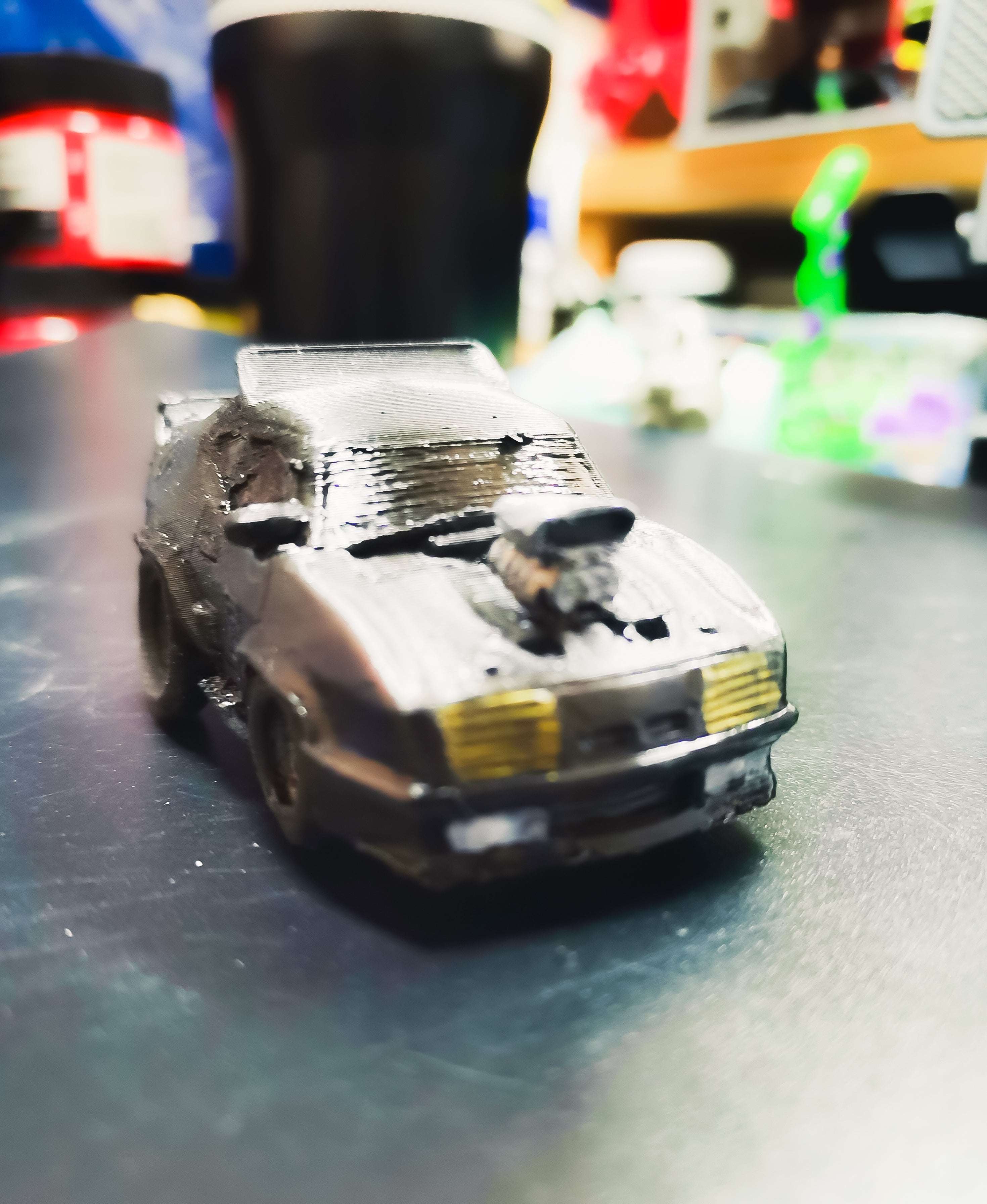 MadMax Chibi Car – 3D Printable Cartoon Muscle Car