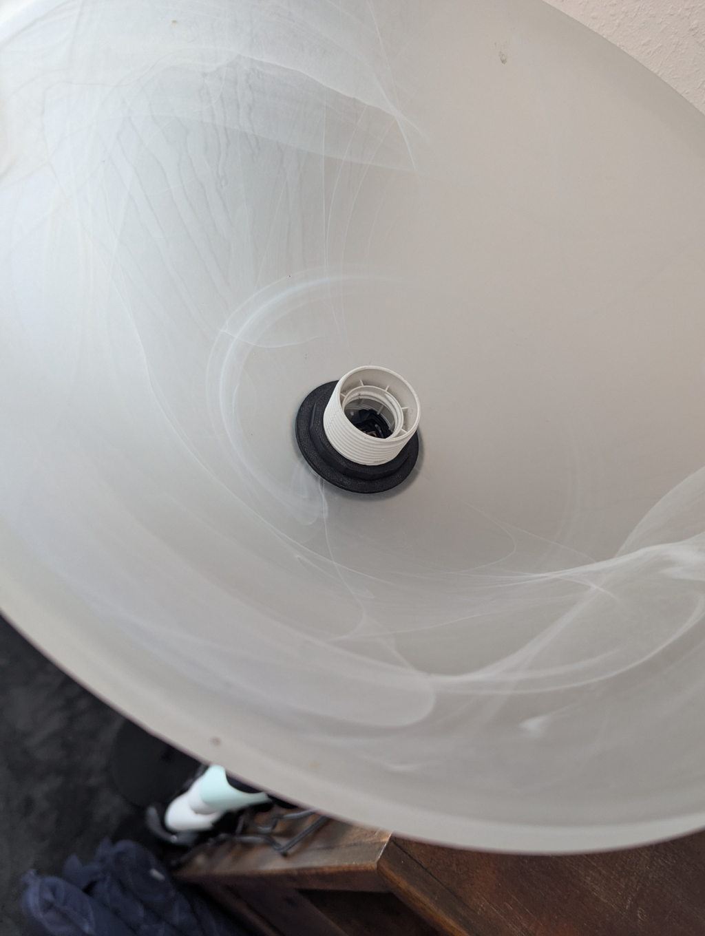 Stehlampe Schraubsicherung für Lampenschirm, 39 mm