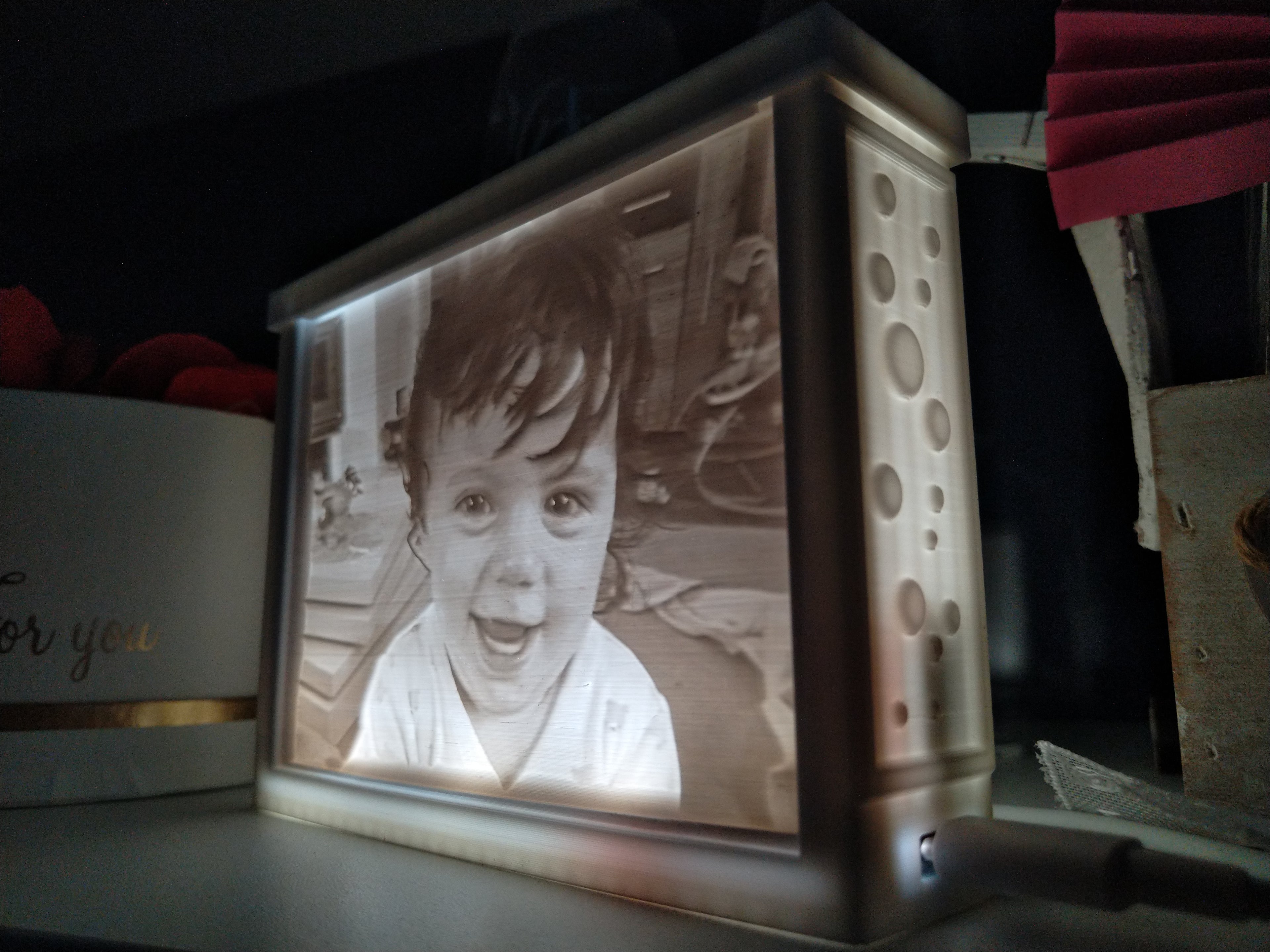 Lithopane Frame Box V3 for LED STRIP