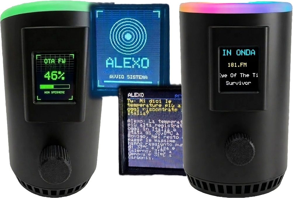 Alexo — AI Voice Assistant case (ESP32-S3)