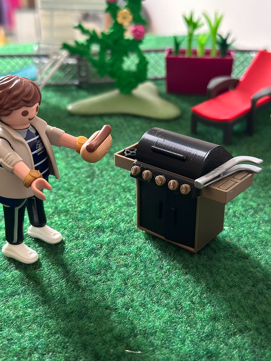 Gasgrill Grill Modell Puppenhaus