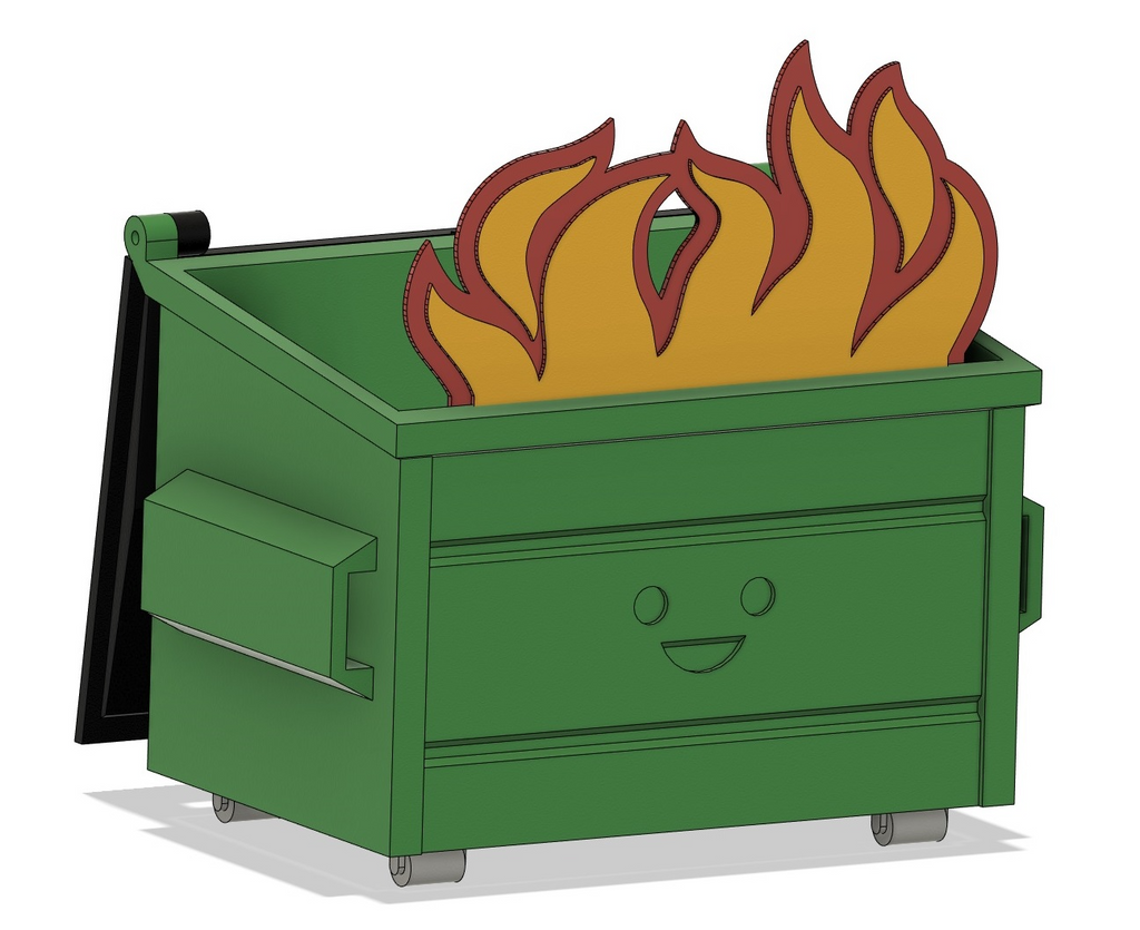 Dumpster Fire (Little Dumpy)