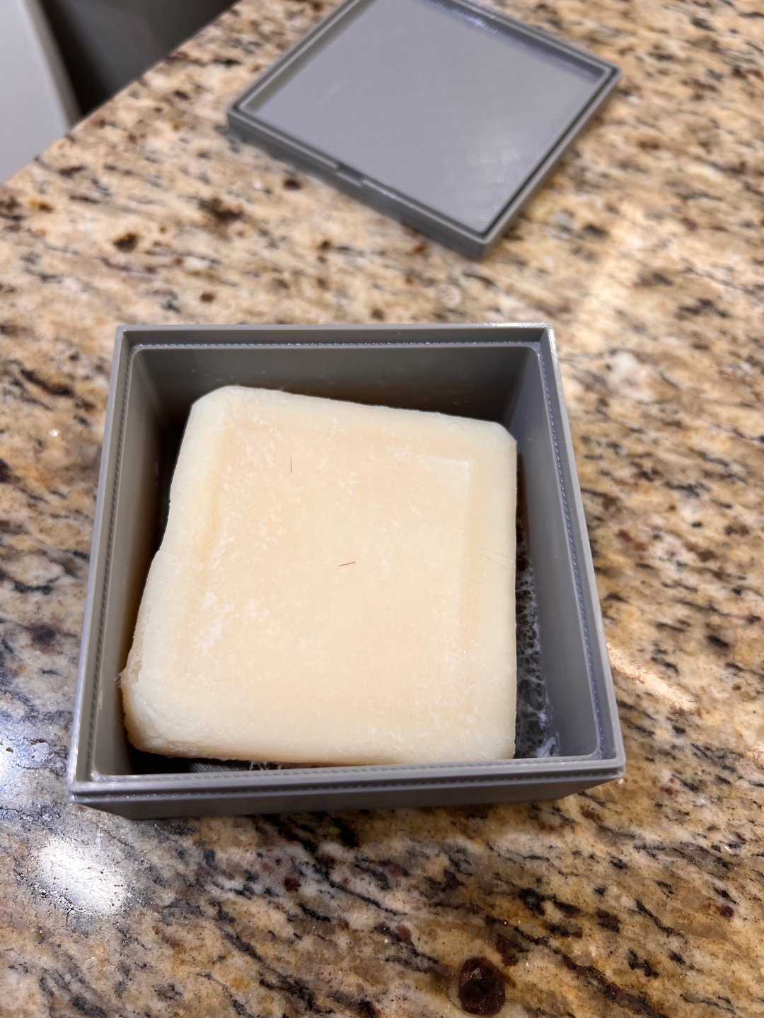 Shaving soap box