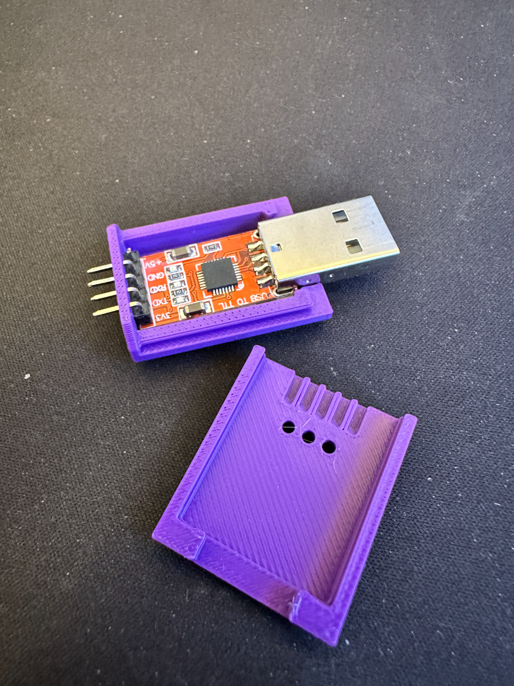 USB 2 TTLCase (CP2102 module)