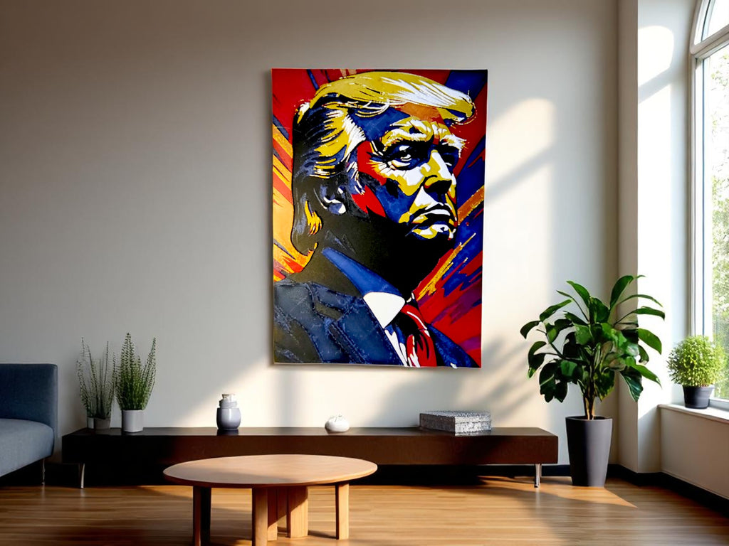 Hueforge Donald Trump - 5 colours printing