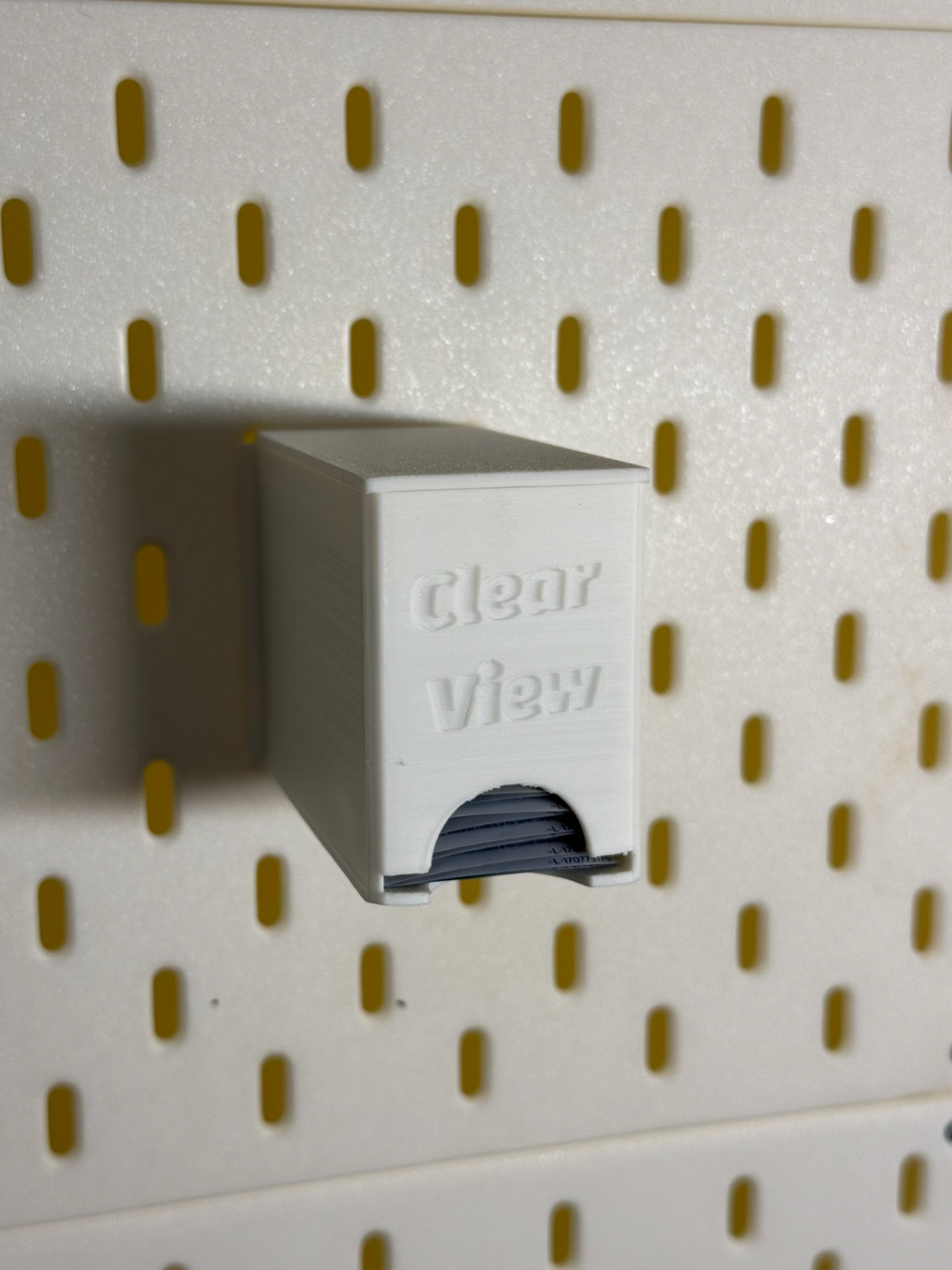 Lidl W5 ClearView Glasses wipes box - IKEA Skadis