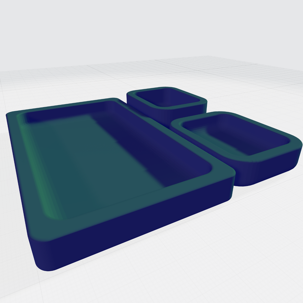 Some desktop containers