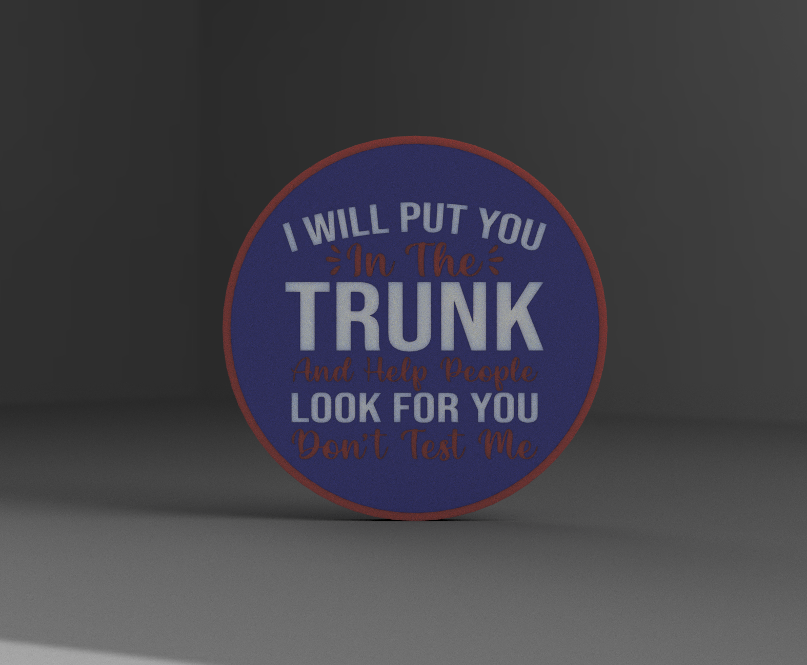 Test Me Coaster