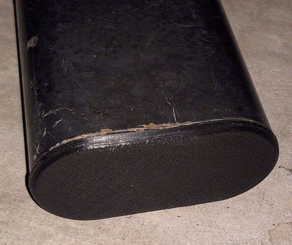 Oval End Cap Maj OD 80mm Min OD 40mm