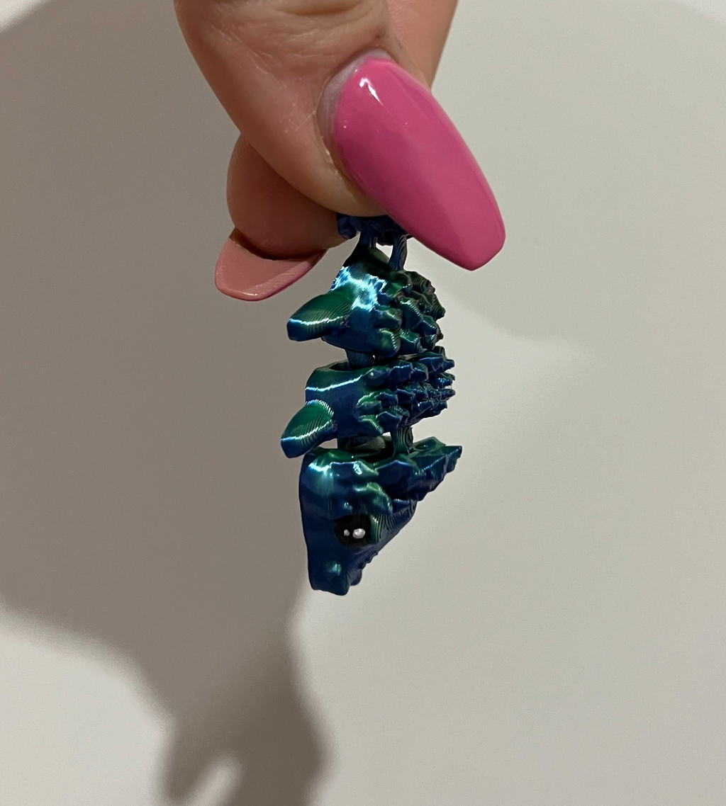articulated minis baby spike dragon
