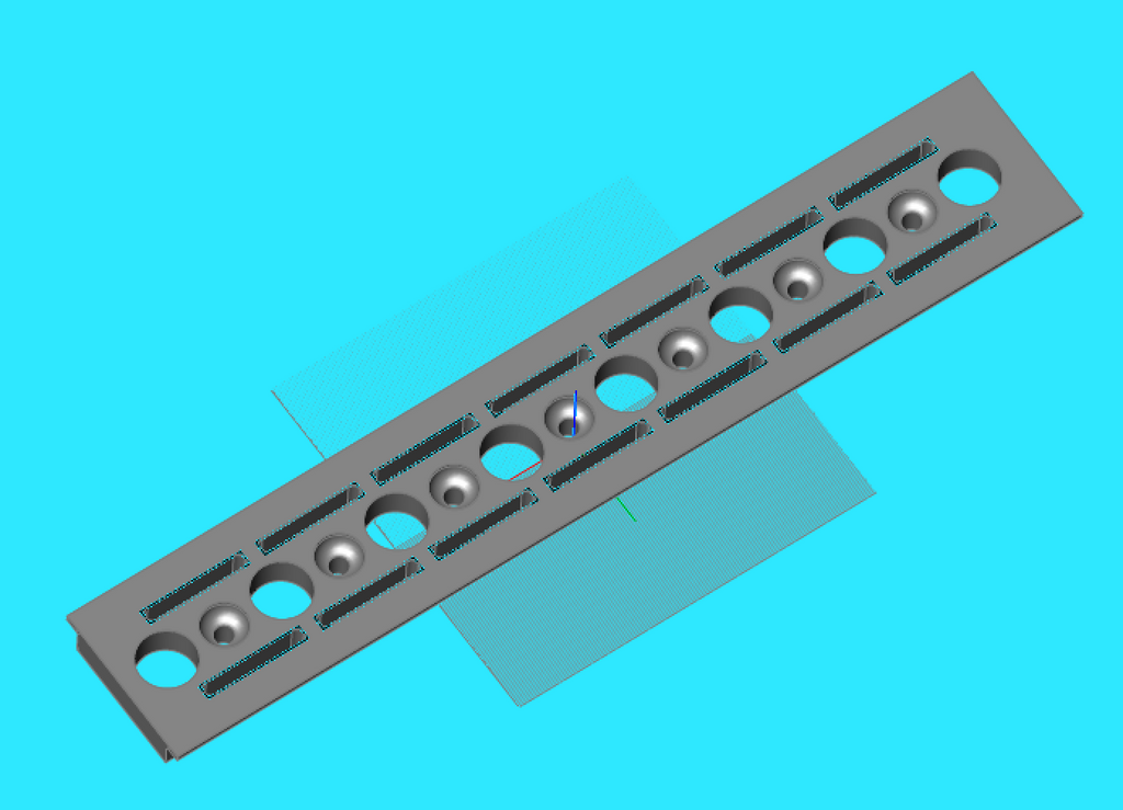 35mm Din Rail with Peg Board Variant