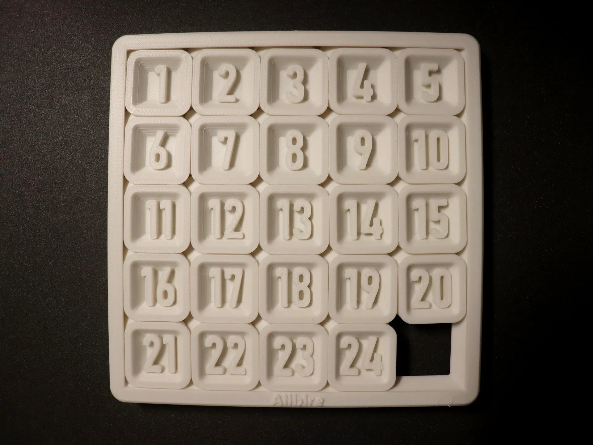 数字华容道-益智小玩具 5×5 数字解谜（拼图玩具）