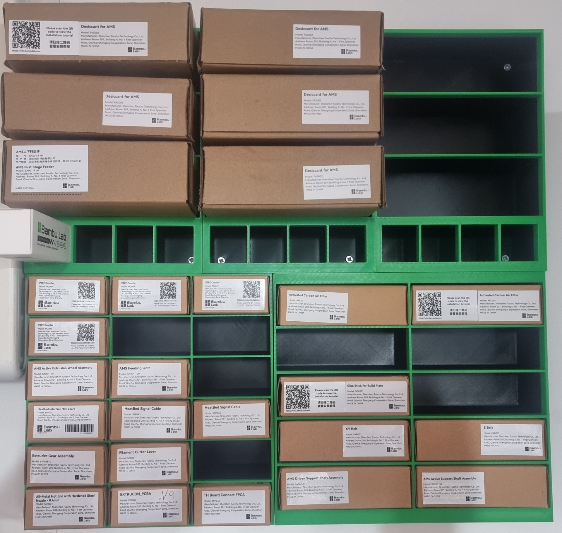 Bambu Lab - Wall Mounted Parts Storage shelves
