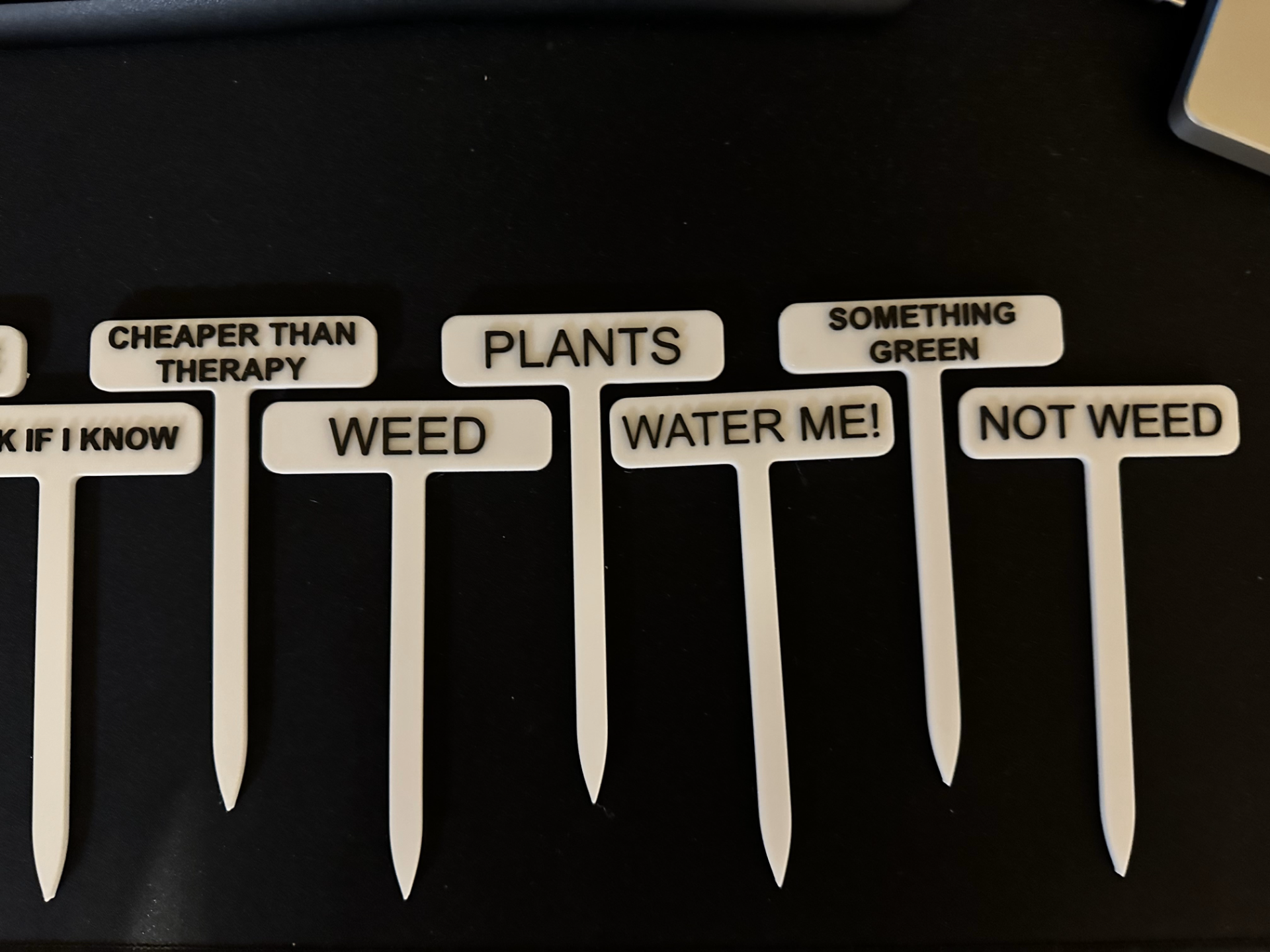 Funny Plant Markers