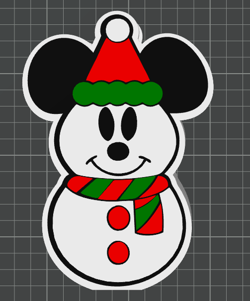 MOUSE SNOWMAN-BATH & BODY WORKS SOAP HOLDER