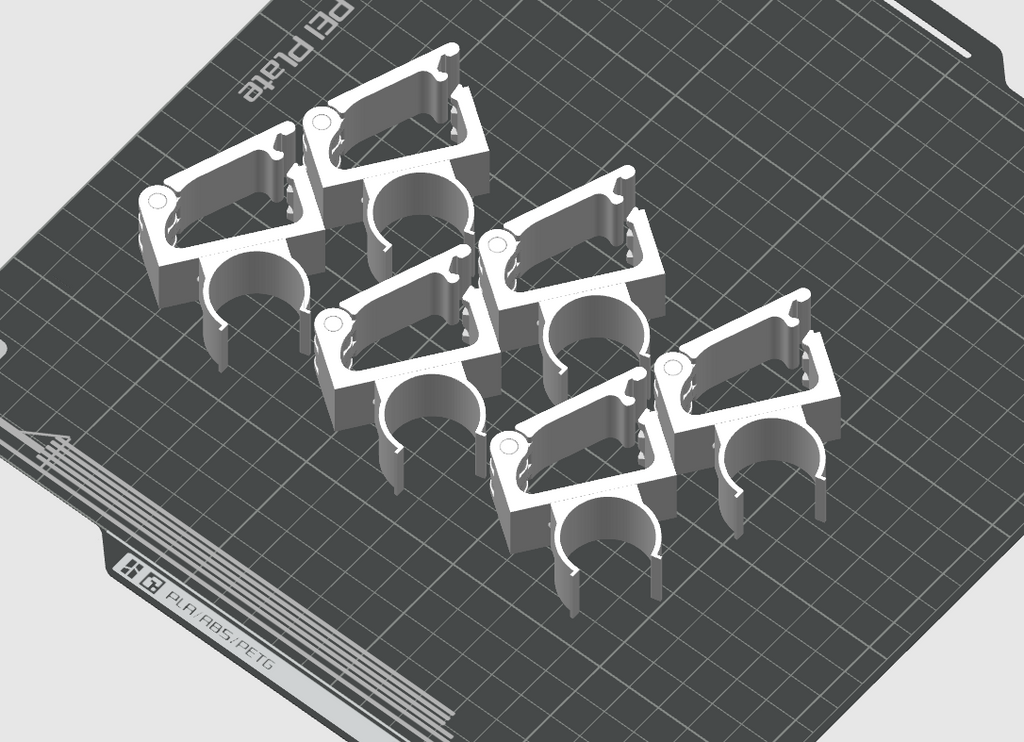Wire Shelf Cable Management Clip