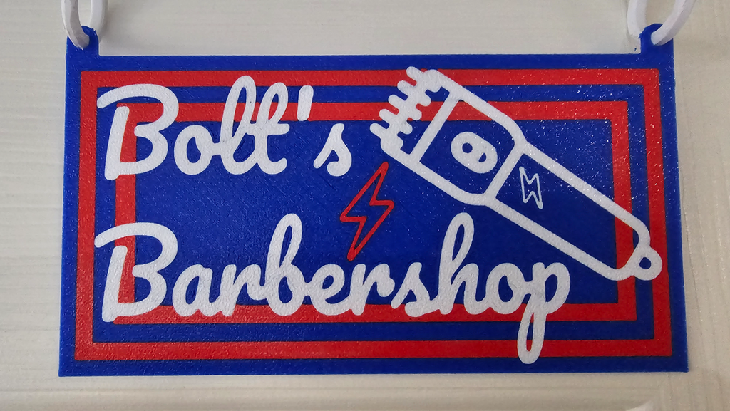 Personalized Barbershop Sign