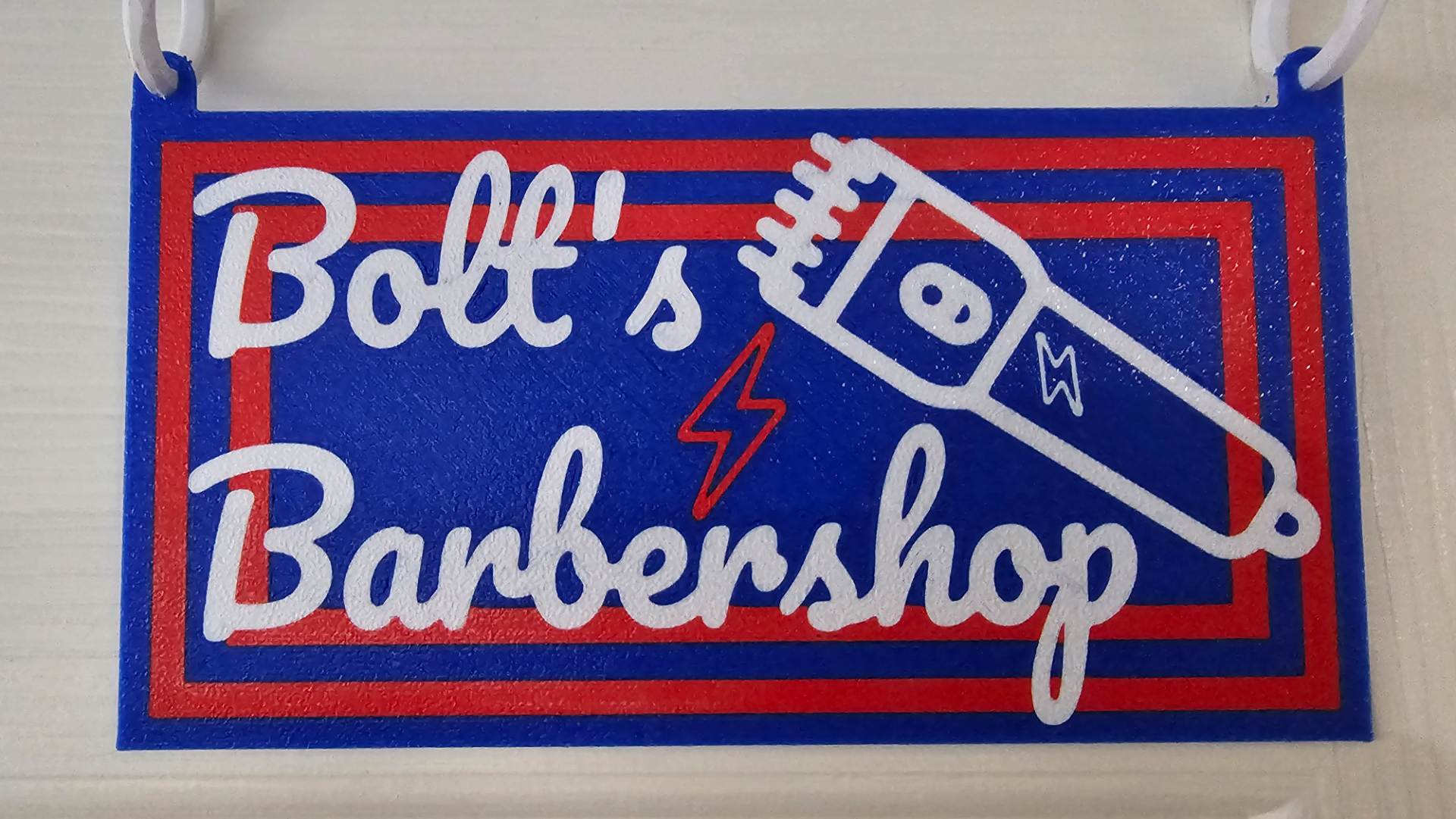 Personalized Barbershop Sign