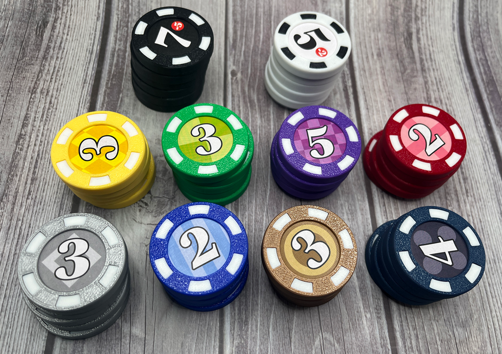 Ready-Set-Bet Poker style chips