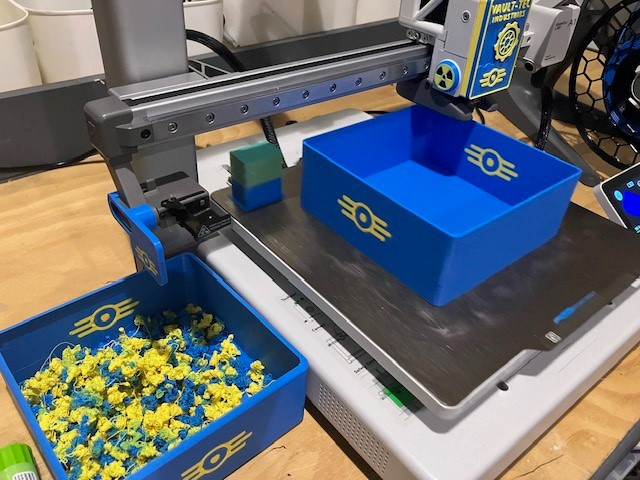 Fallout box (works as poop bin)