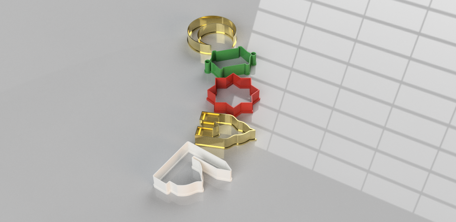 Ramadan/Eid Cookie Cutters