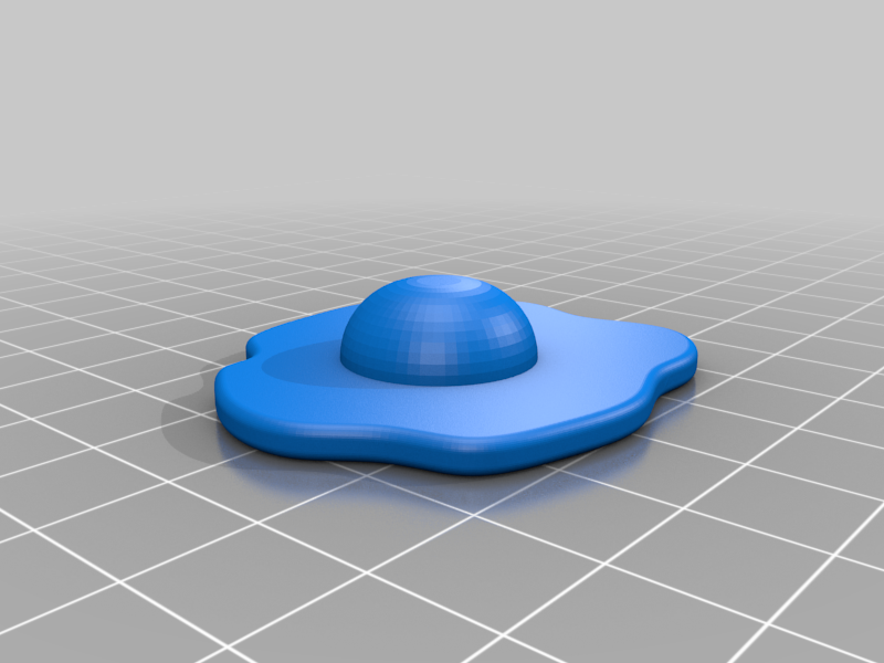 egg fry 6x3 magnet
