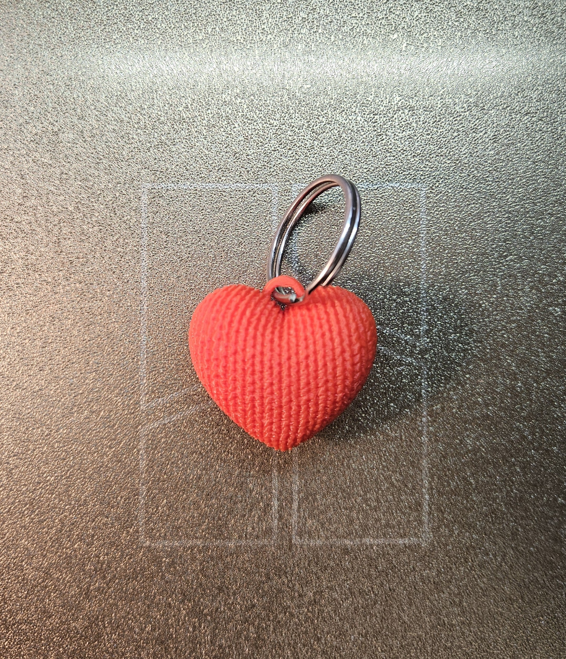 Knitted Heart – Cute Valentine Keychain