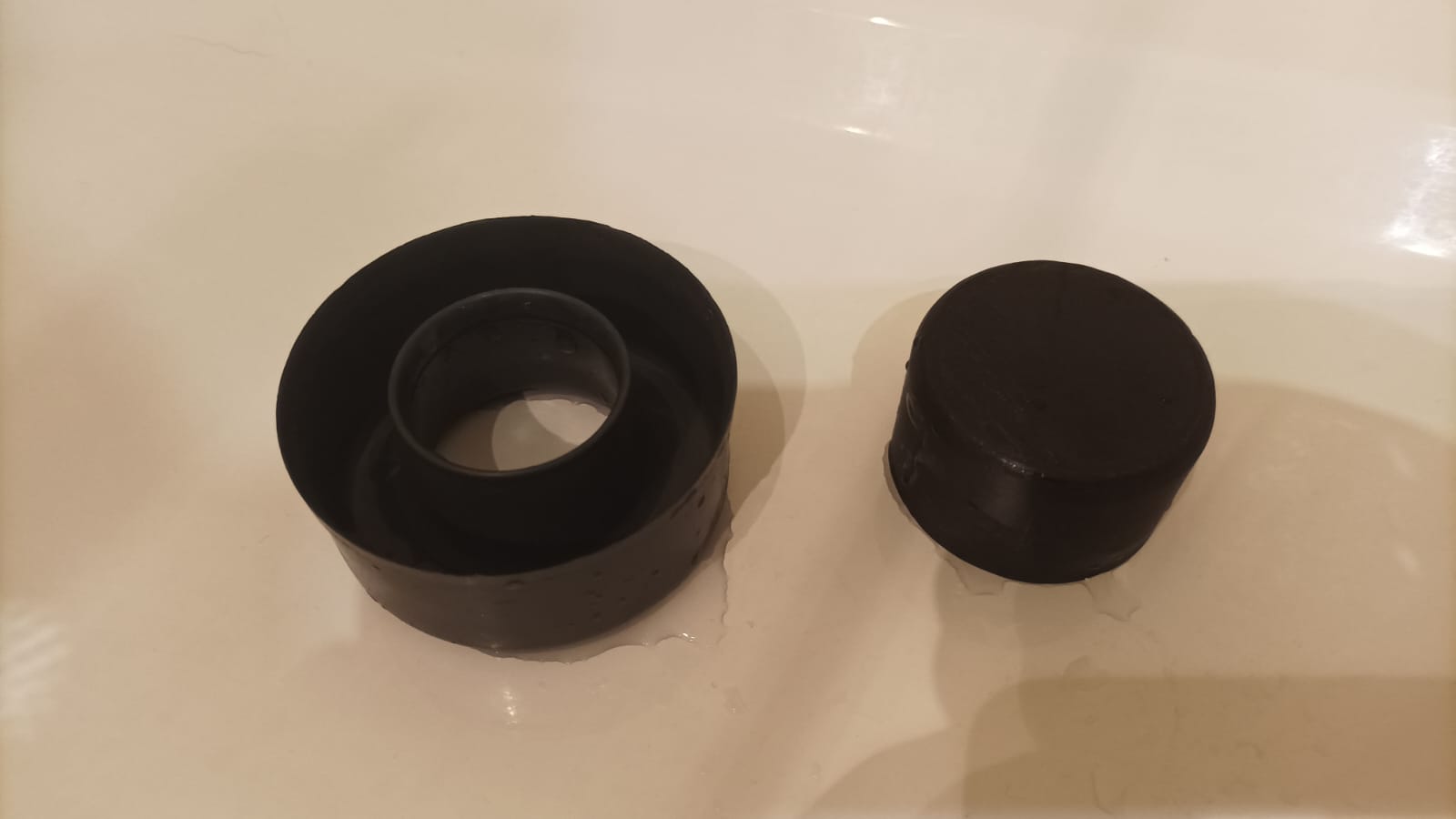 Shower trap cap