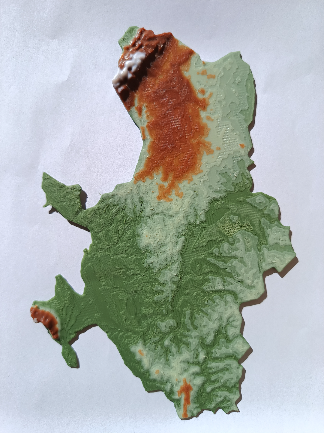 Terrain Map - Colored - Ukraine - No AMS Nedded