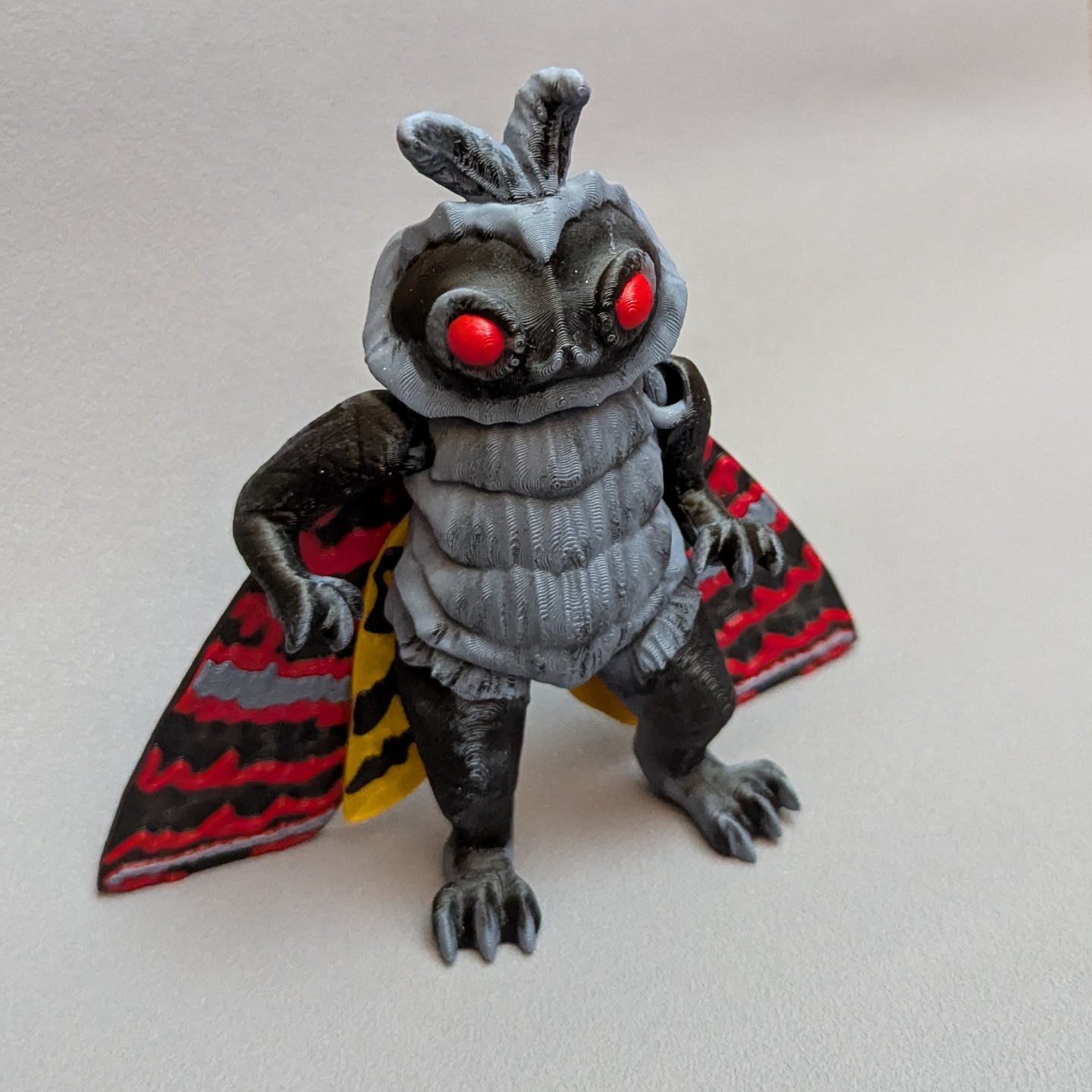 Articulated Mothman Cryptid Monster