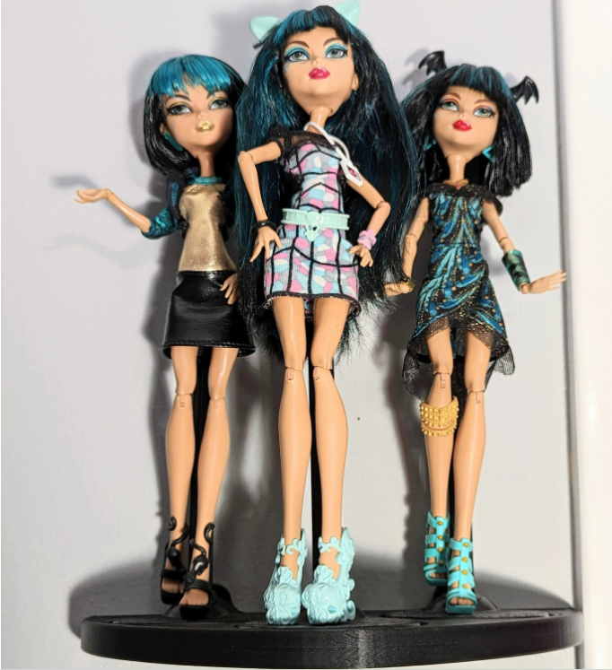 Monster High Doll 3 OOB Doll Wall Mount