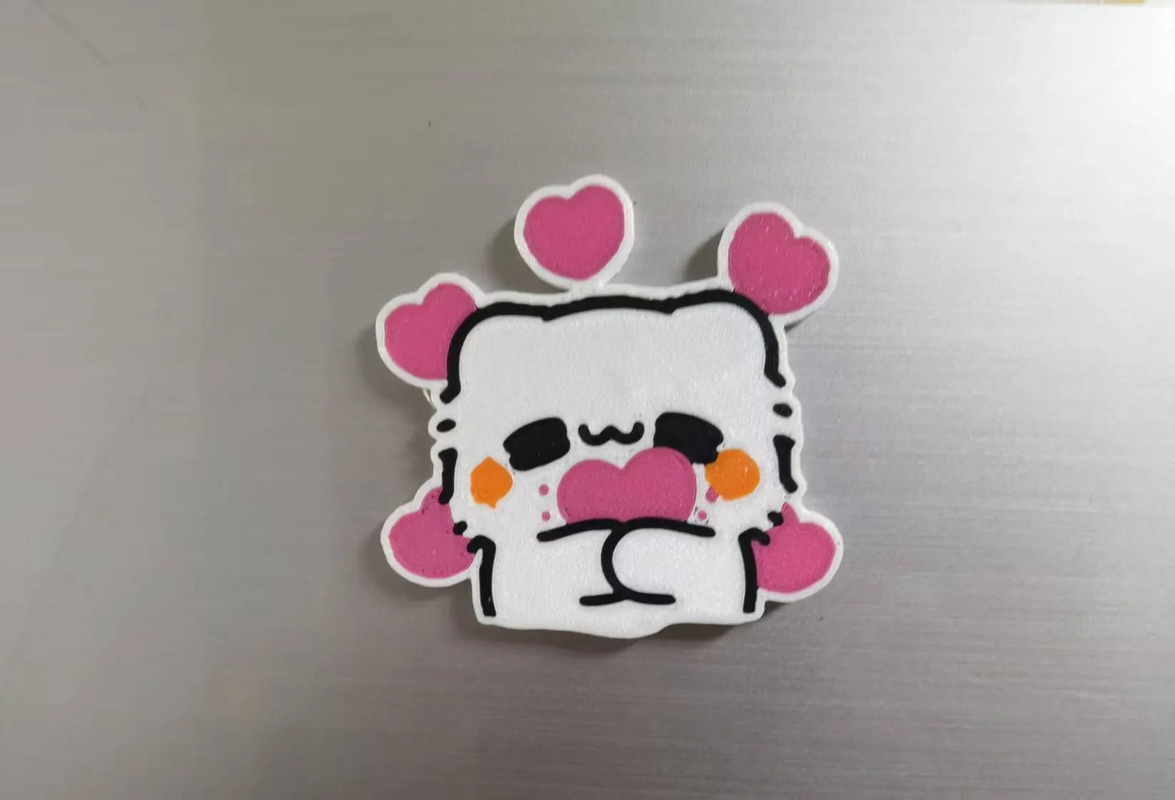 冰箱贴爱心小狗