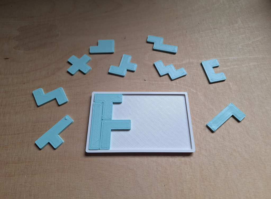 2D pentomino puzzle #1