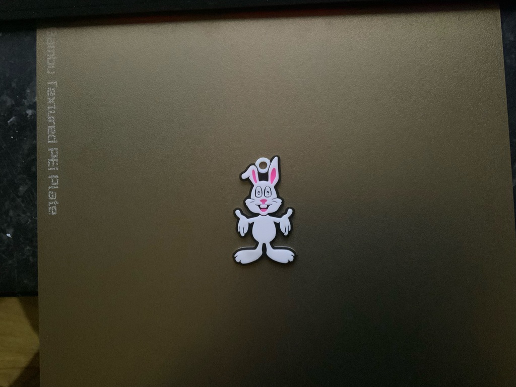 easter bunny keychain (free for commercial use)