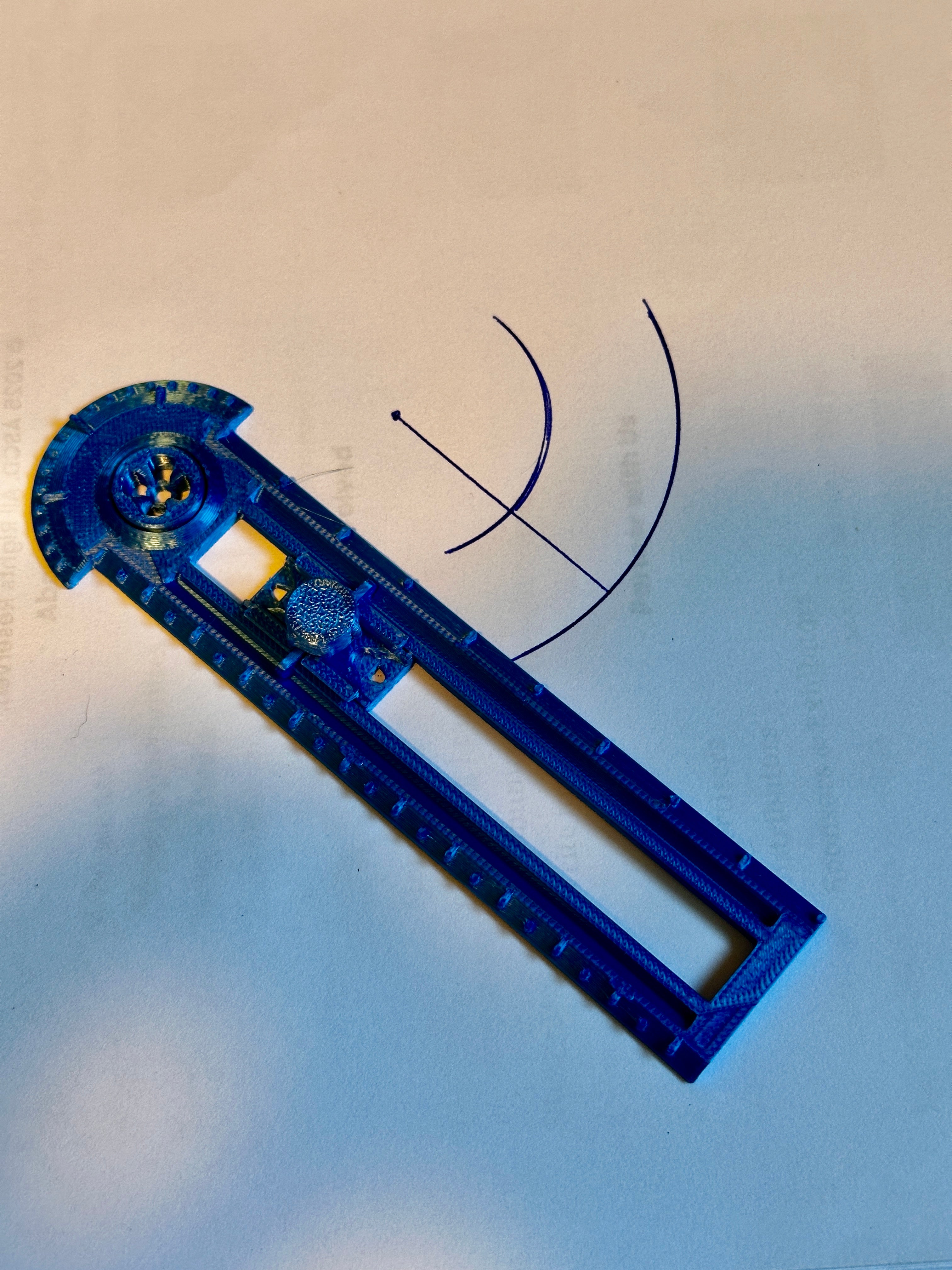 Math Drawing Compass Bullseye Style