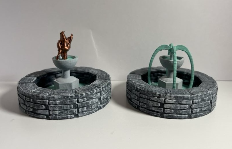 Traditional & Dragon Head Fountains - D&D Scatter