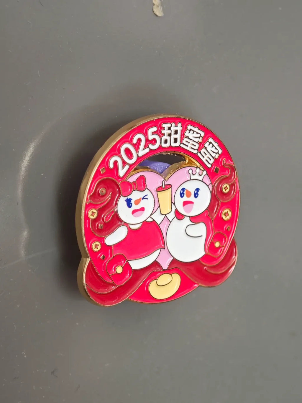 胸针转冰箱贴
