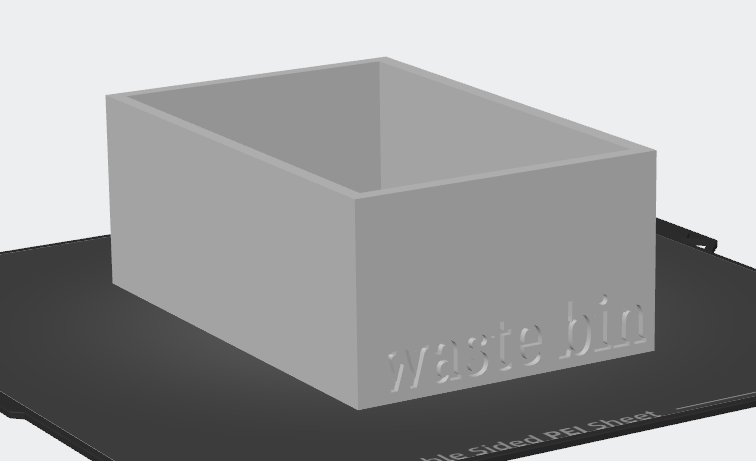 waste bin