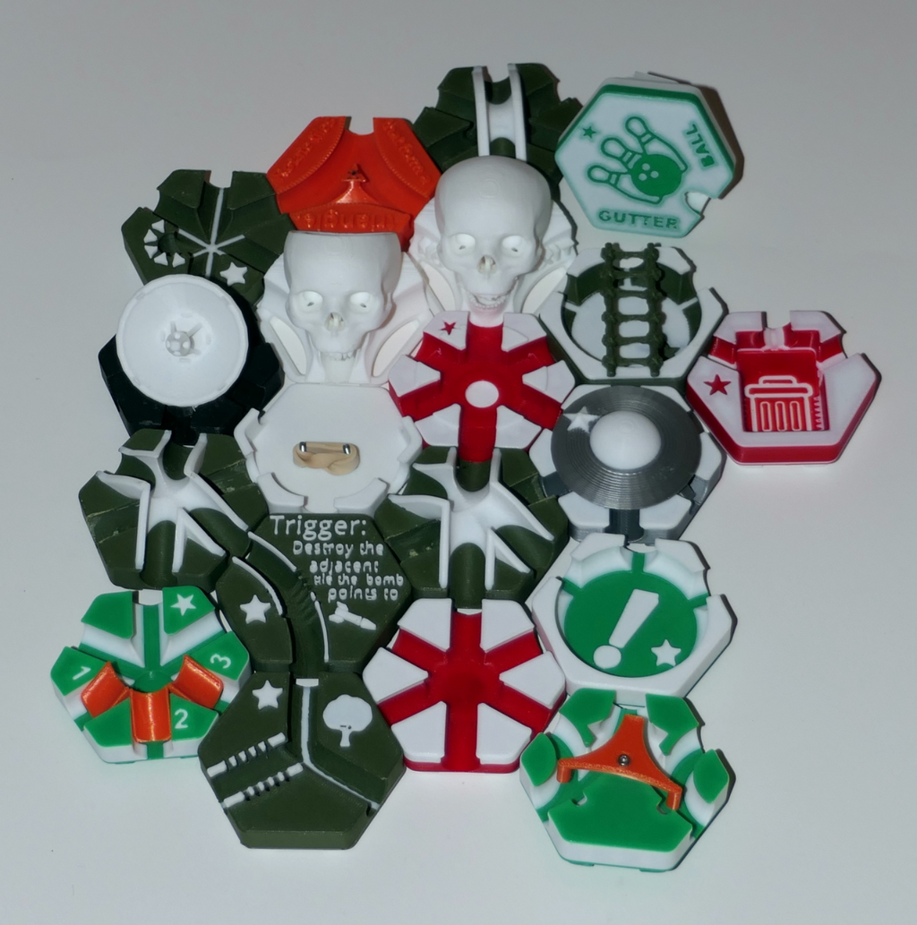 Hextraction Tiles Set E - Wild Tiles
